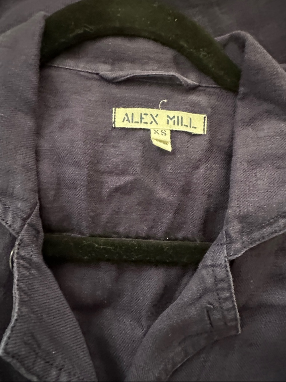 Alex Mill Short-Sleeve Utility Jumpsuit in Navy - Picture 7 of 7